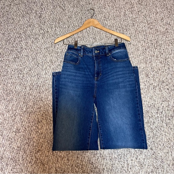 Talbots High Rise Relaxed Straight Jeans 2 Mom Jean Aesthetic Palisade Wash - Picture 11 of 12